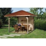 Weka tonnelle de jardin en bois paradies taille 3