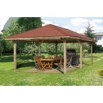 Weka tonnelle de jardin en bois paradies taille 8
