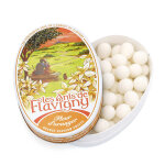 Bonbons  l'anis aromatiss  la fleur d'oranger - bote ovale dcore - boite de 50g