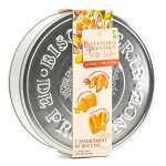 Coffret biscuits bio - craquantes amandes, canistrelli citron, navettes fleur d'oranger - bote de 320g ...