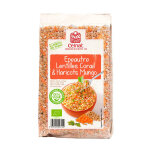 Mlange veggie peautre, lentilles corail et haricots mungo bio - sachet 500g