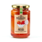 Pches bio au sirop - fabrication artisanale - pot de 350g