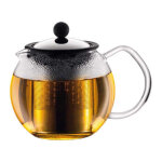 Théière à piston avec filtre en inox brillant 1. 5l - assam - théière 1. 5l Théière à piston avec filtre en inox brillant 1. 5l - assam - théière 1. 5l