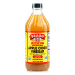 Vinaigre de cidre de pomme bio avec la mre - bragg - bouteille verre de 473ml