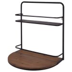 Ambiance bar  vin avec tagre pliable 56x42x61, 5 cm