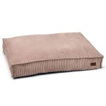Designed by lotte coussin nervur pour chien 100x70x15 cm rose