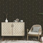 Dutch wallcoverings papier peint cobra noir Dutch wallcoverings papier peint cobra noir