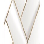 Dutch wallcoverings papier peint geometric blanc et doré Dutch wallcoverings papier peint geometric blanc et doré