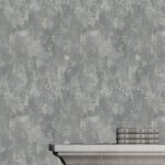 Dutch wallcoverings papier peint gris - bton tp1008