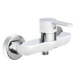 Eisl mitigeur de douche diziani blanc - chrome