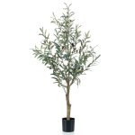 Emerald olivier artificiel 115 cm en pot en plastique Emerald olivier artificiel 115 cm en pot en plastique