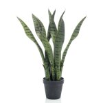 Emerald plante artificielle sansevieria 55 cm en pot Emerald plante artificielle sansevieria 55 cm en pot