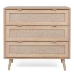 Finori commode bali 03a ch�ne sonoma et impression de canne