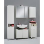 Fmd meuble de salle de bain sous évier 70x32, 9x49, 5 cm blanc Fmd meuble de salle de bain sous évier 70x32, 9x49, 5 cm blanc