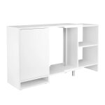 Fmd unit de rangement modulaire d'angle avec tagre ouverte blanc
