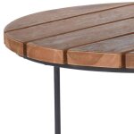 H&s collection ensemble de tables d'appoint 2 pcs teck marron H&s collection ensemble de tables d'appoint 2 pcs teck marron