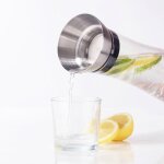 Hi carafe d'eau avec bec verseur transparent 1, 2 l