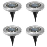 Hi lampes solaires  led de jardin enterres 4 pcs