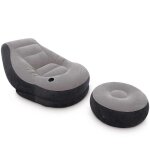 Intex fauteuil gonflable avec pouf ultra lounge relax 68564np