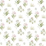 Noordwand papier peint blooming garden 6 flowers and plants blanc vert
