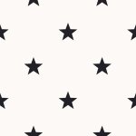 Noordwand papier peint friends & coffee little stars noir et blanc