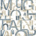 Noordwand papier peint friends & coffee words and letters bleu