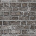 Noordwand papier peint homestyle brick wall noir et gris