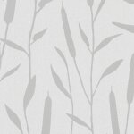 Noordwand papier peint topchic reed plumes gris m�tallis�