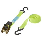 Proplus lot de 4 courroie d'attache avec cliquet + 2 crochets 5 m Proplus lot de 4 courroie d'attache avec cliquet + 2 crochets 5 m