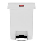 Rubbermaid poubelle  pdale slim jim 30 l blanc