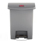 Rubbermaid poubelle à pédale slim jim 30 l gris Rubbermaid poubelle à pédale slim jim 30 l gris
