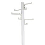 V - part porte - manteau sur pied avec 8 patres porcelain blanc 178 cm