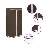 Vidaxl 2 pcs garde - robes marron 75x50x160 cm