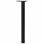 Vidaxl 4 pieds de table r�glables en hauteur 710 mm noir