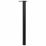Vidaxl 4 pieds de table r�glables en hauteur 870 mm noir