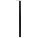 Vidaxl 4 pieds de table r�glables en hauteur noir 1100 mm