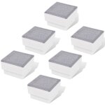 Vidaxl 6 lampes led d'clairage incorpores au sol 100x100x68 mm