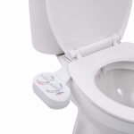 Vidaxl accessoire si�ge toilette et eau chaude et froide buse unique