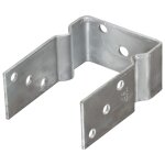 Vidaxl ancrages de cl�ture lot de 12 argent�s 10 x 6 x 15 cm acier galvanis�