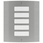 Vidaxl applique murale �tanche acier inoxydable