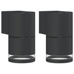 Vidaxl appliques murales ext�rieur 2 pcs aluminium moul� sous pression