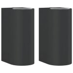 Vidaxl appliques murales extrieur 2 pcs aluminium moul sous pression