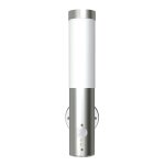 Vidaxl appliques murales d?ext�rieur 2 pcs avec d�tecteur de mouvement acier inoxydable