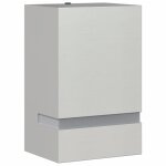 Vidaxl applique murale d'ext�rieur argent� acier inoxydable