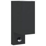 Vidaxl applique murale d'extérieur avec capteurs noir Vidaxl applique murale d'extérieur avec capteurs noir
