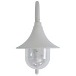Vidaxl applique murale de jardin e27 120 cm aluminium blanc