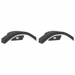 Vidaxl appliques murales led d'ext�rieur avec capteurs 2 pcs noir