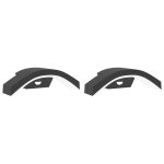Vidaxl appliques murales led d'extrieur avec capteurs 2 pcs noir