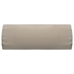 Vidaxl appui - t�te de chaise longue taupe 40x7, 5x15 cm textil�ne