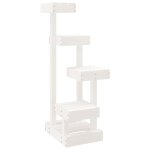 Vidaxl arbre  chat blanc 45, 5x49x103 cm bois de pin massif